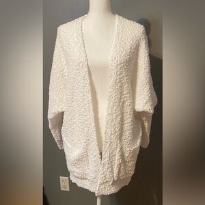 Elegant White Women's Cardigan
